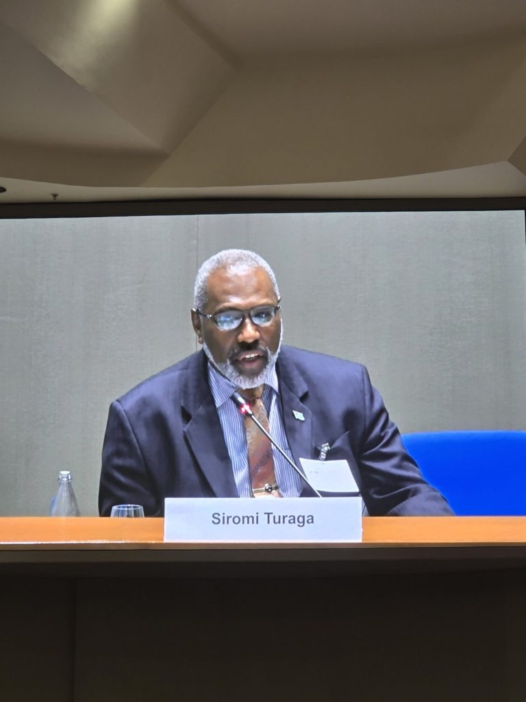 Minister for Justice Hon. Siromi Turaga Speaks at the Side Event for Asia-Pacific Statistics Week in Thailand