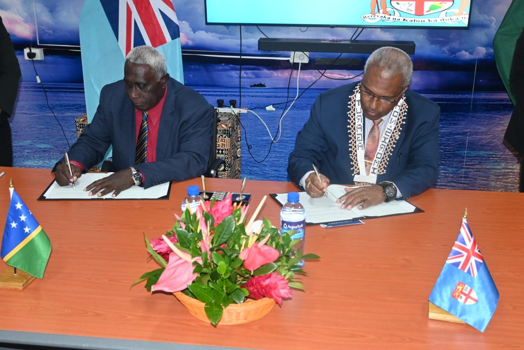 Fiji and Solomon Islands Strengthen Legal Cooperation Through MOU Signing